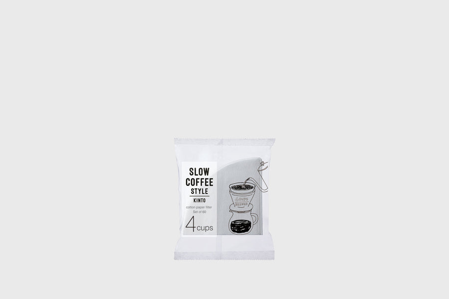 KINTO SCS Paper Coffee Filters (4 cup) – packaging – BindleStore. (Deadstock General Store, Manchester)