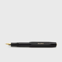 Kaweco Classic Sport Fountain Pen – Black, Open – BindleStore. (Deadstock General Store, Manchester)