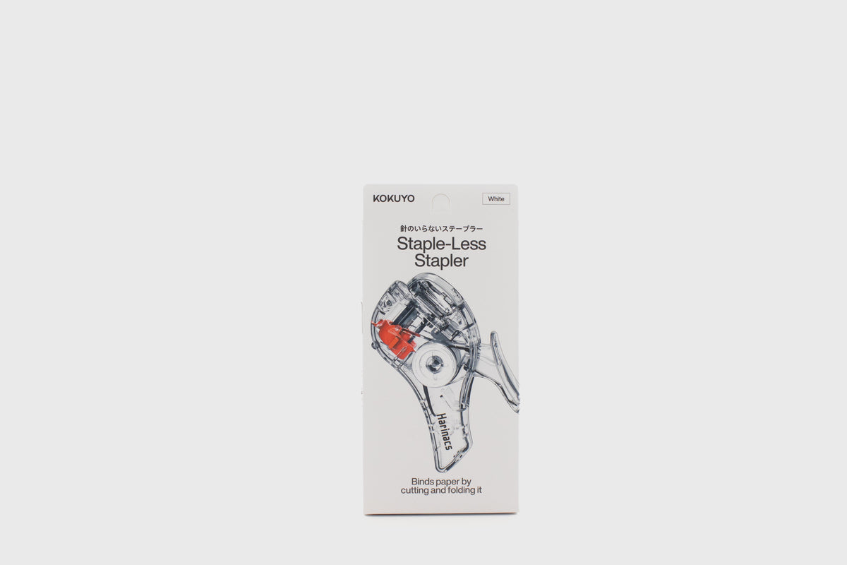 HARINACS Staple-Less Stapler [White]