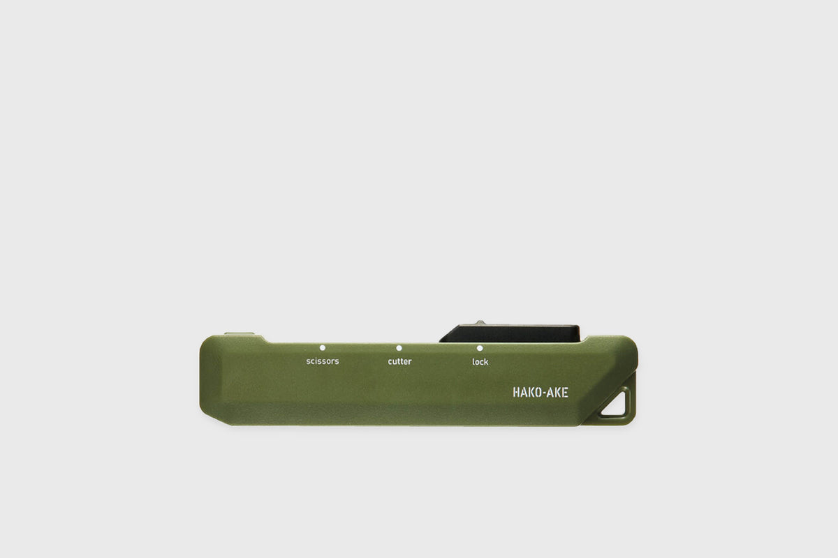 HAKO-AKE 2 Way Portable Scissors [Khaki]
