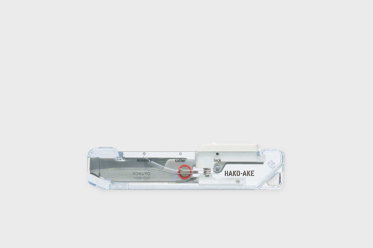 HAKO-AKE 2 Way Portable Scissors [White]
