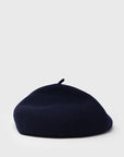 Roll Up Wool Béret Hats, Scarves & Gloves [Accessories] Kopka Accessories Navy   Deadstock General Store, Manchester