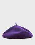 Roll Up Wool Béret Hats, Scarves & Gloves [Accessories] Kopka Accessories Purple   Deadstock General Store, Manchester