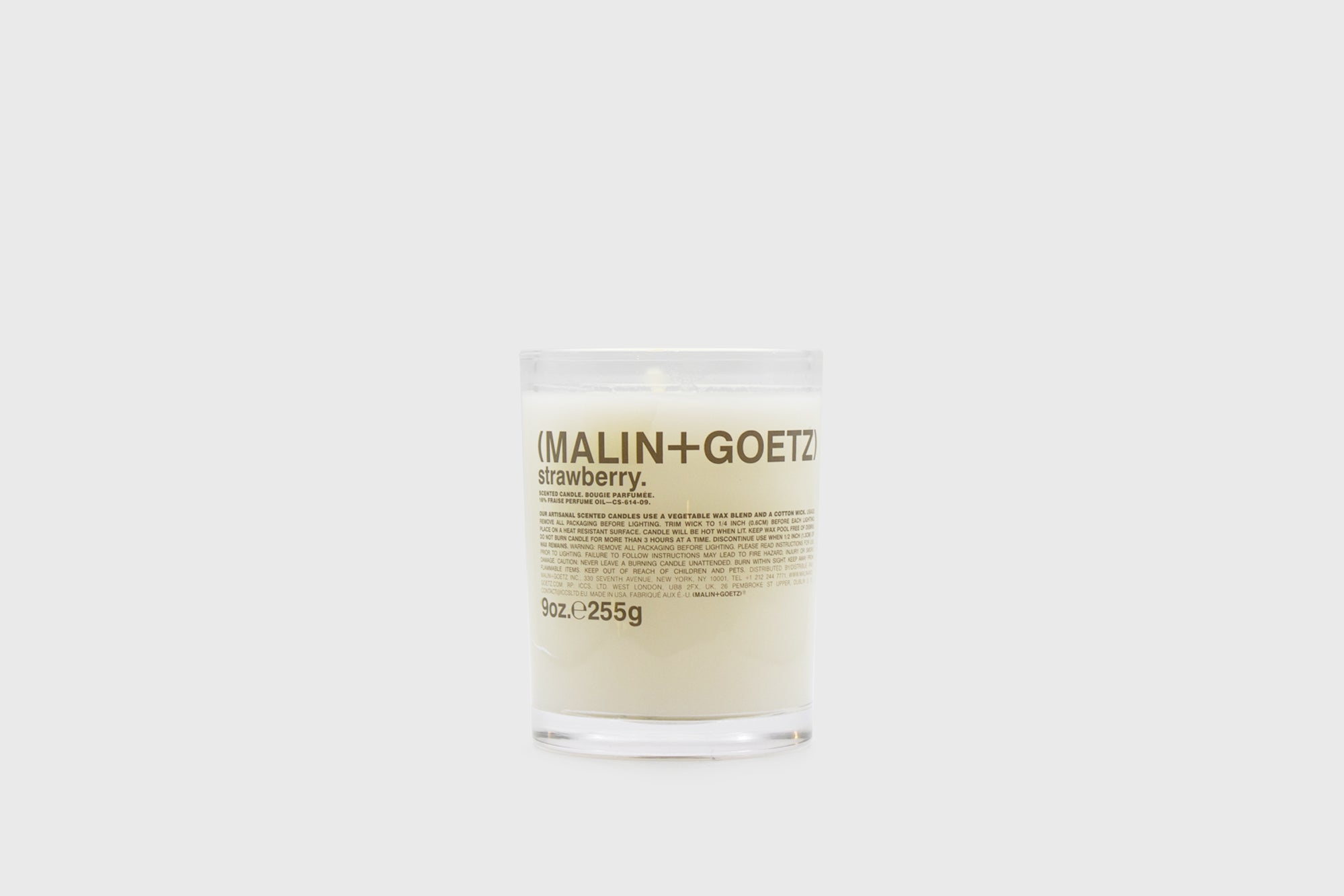 Strawberry Candle Candles & Home Fragrance [Homeware] MALIN+GOETZ    Deadstock General Store, Manchester