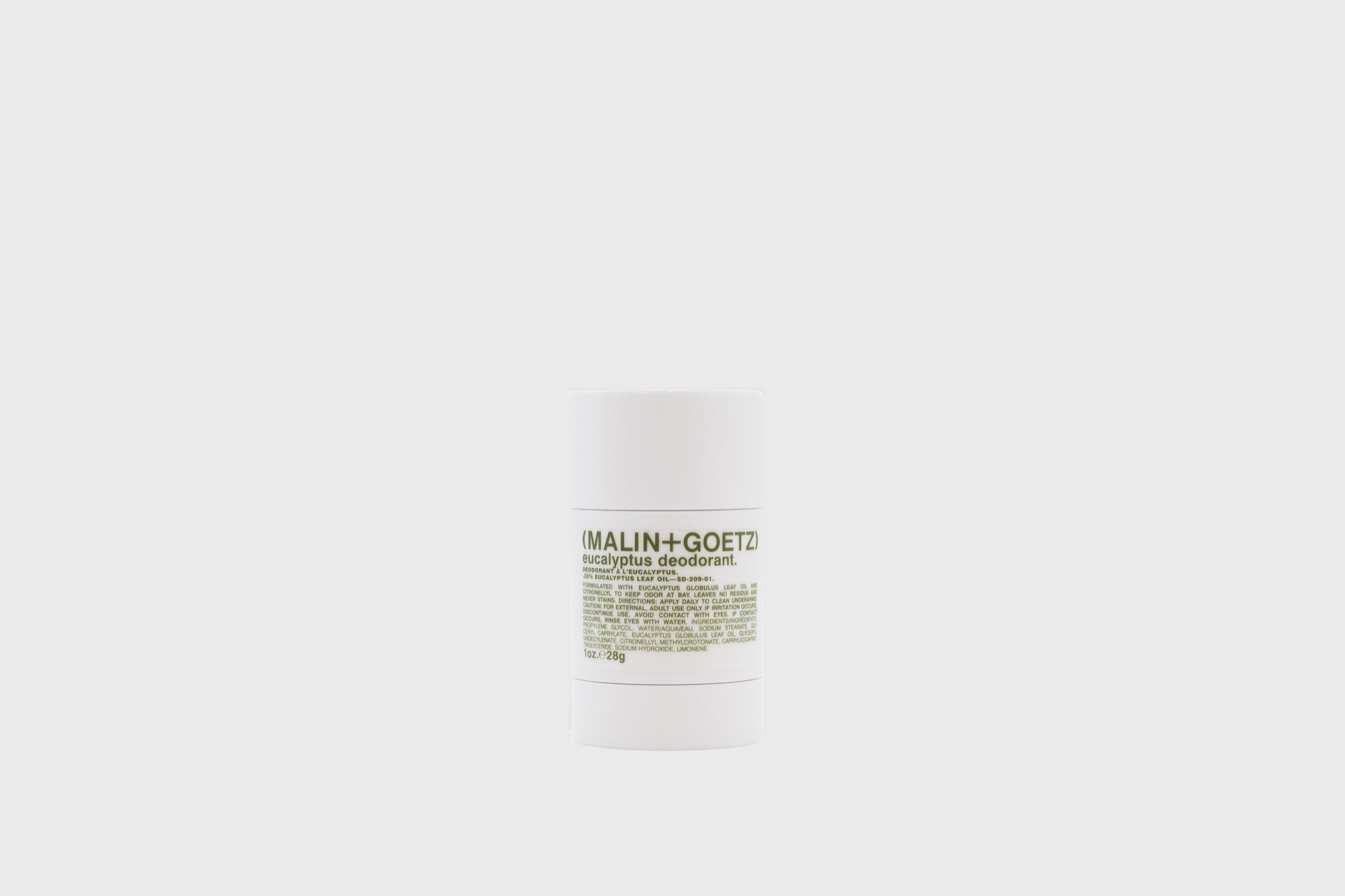 Eucalyptus Travel Deodorant Body [Beauty & Grooming] MALIN+GOETZ    Deadstock General Store, Manchester