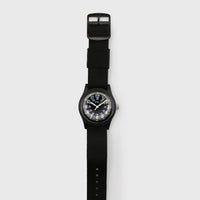 U.S. 1970s Pattern Service Watch [Black/Black] Watches & Clocks [Accessories] M.W.C.    Deadstock General Store, Manchester