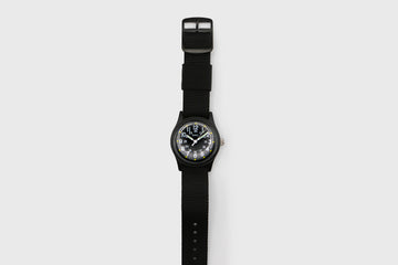 U.S. 1970s Pattern Service Watch [Black/Black] Watches & Clocks [Accessories] M.W.C.    Deadstock General Store, Manchester