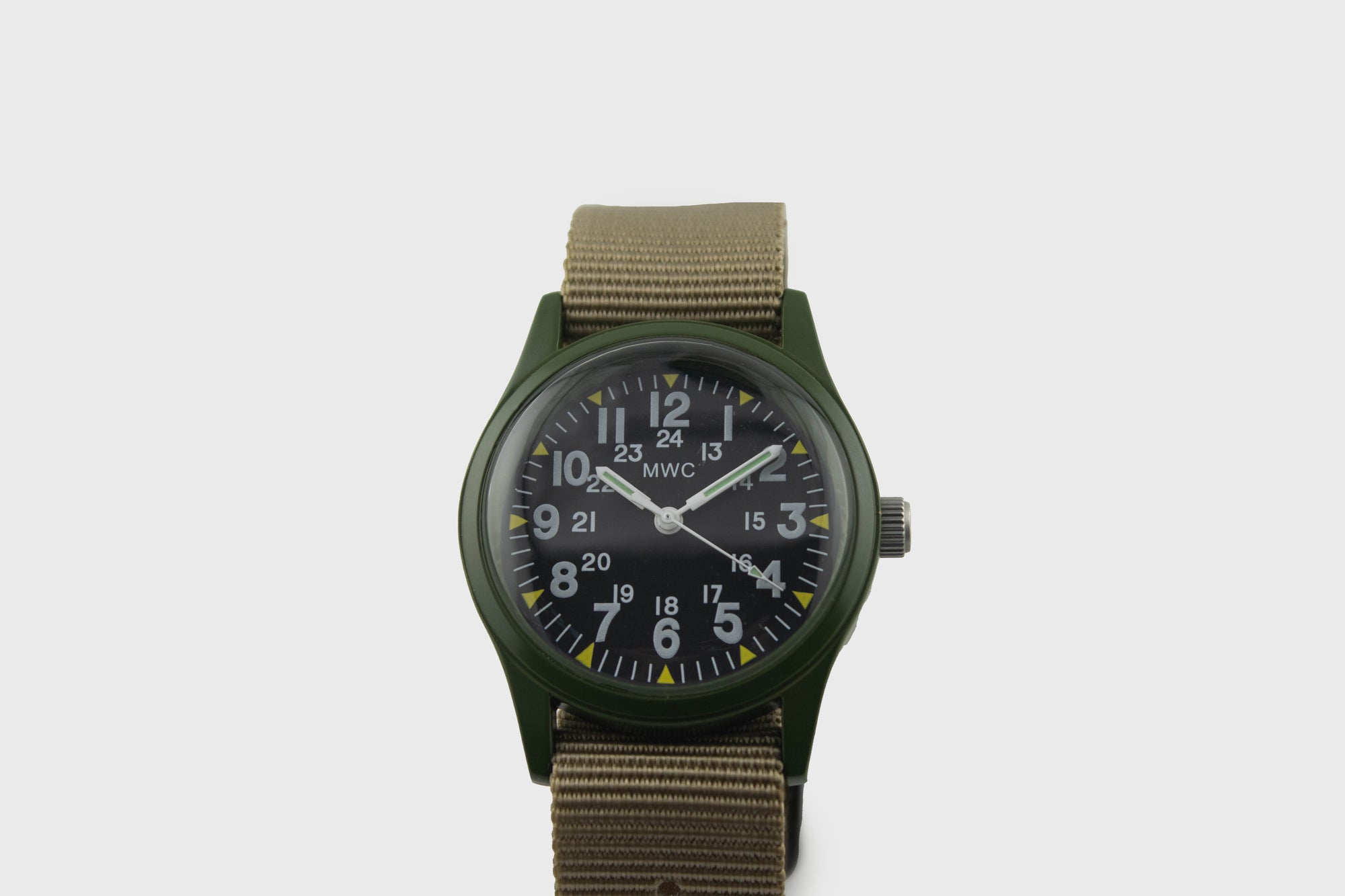 M.W.C. - U.S. 1970s Pattern Service Watch [Olive/Khaki] - BindleStore.