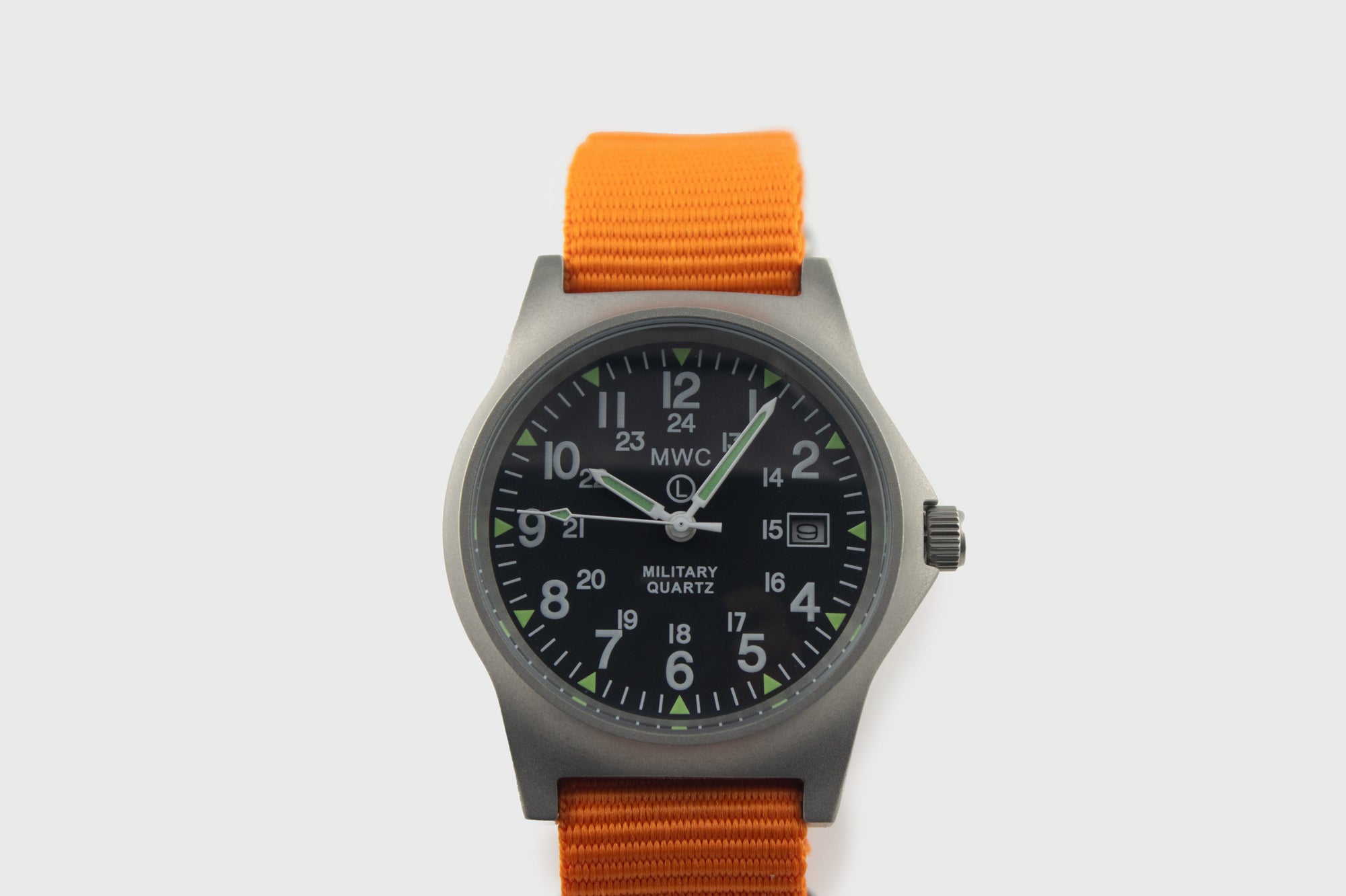 M.W.C. - G10 LM Infantry Watch [Steel / Orange SAR] - BindleStore.