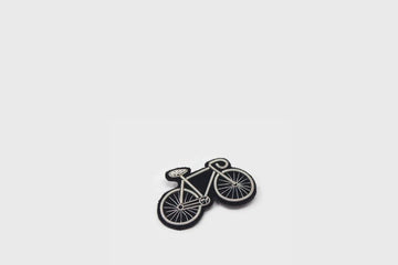 Silver Bicycle Brooch