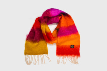 Mohair 'Matisse' Scarf [Red]