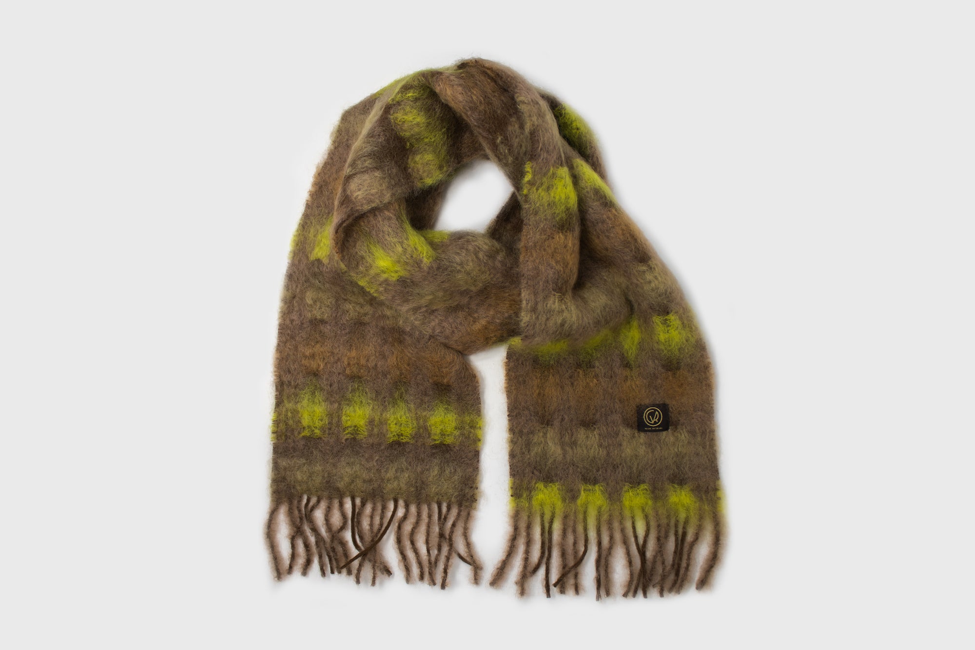 Mohair 'Mia' Scarf [Lime] Hats, Scarves & Gloves [Accessories] Mantas Ezcaray    Deadstock General Store, Manchester