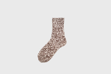 Cotton Hemp Socks [Brown] Socks & Slippers [Accessories] Mauna Kea    Deadstock General Store, Manchester