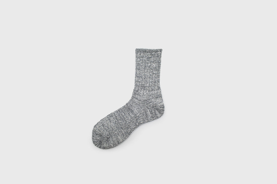 Mauna Kea Japanese Socks – Organic Cotton Hemp Blend – Grey – BindleStore. (Deadstock General Store, Manchester)