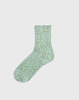 Pastel Rib Socks [Green] Socks & Slippers [Accessories] Mauna Kea    Deadstock General Store, Manchester