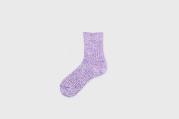 Pastel Rib Socks [Purple]