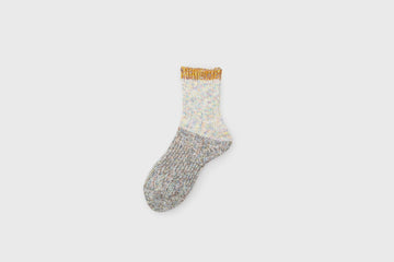 Ripple 2-Side Socks [Grey] Socks & Slippers [Accessories] Mauna Kea    Deadstock General Store, Manchester