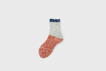 Ripple 2-Side Socks [Red] Socks & Slippers [Accessories] Mauna Kea    Deadstock General Store, Manchester