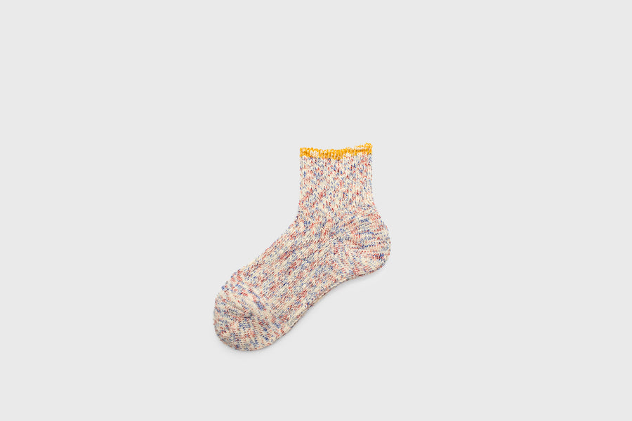 Mauna Kea Japanese Socks – Ankle Length Hemp Blend – Yellow Stitch – BindleStore. (Deadstock General Store, Manchester)