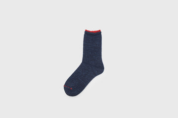 Topline Wool Socks [Navy]