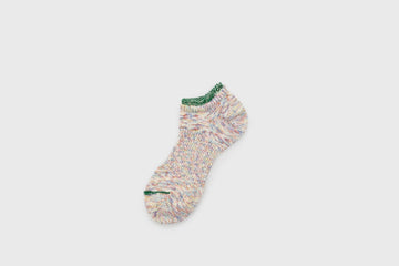 Twister Heather Sneaker Socks [Green] Socks & Slippers [Accessories] Mauna Kea    Deadstock General Store, Manchester