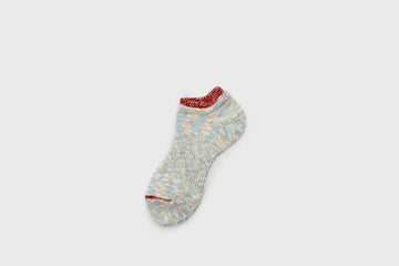 Twister Heather Sneaker Socks [Red] Socks & Slippers [Accessories] Mauna Kea    Deadstock General Store, Manchester