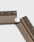 Folding Aluminium Ruler Stationery [Office & Stationery] Midori    Deadstock General Store, Manchester