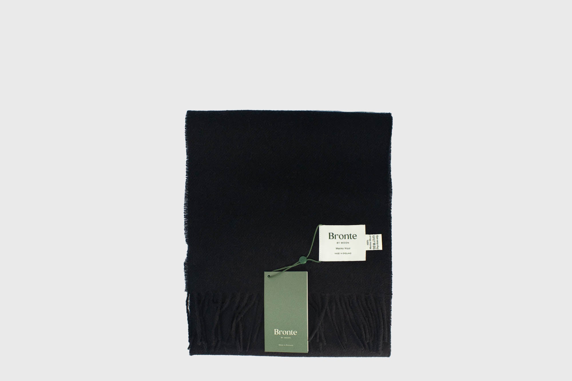 Abraham Moon - Merino Lambswool Scarf [Black] - BindleStore.