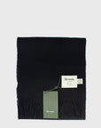 Abraham Moon - Merino Lambswool Scarf [Black] - BindleStore.