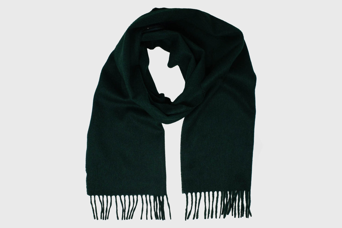 Merino Lambswool Scarf [Bottle Green]