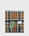 Merino Lambswool Scarf [Camel Thompson] Hats, Scarves & Gloves [Accessories] Abraham Moon    Deadstock General Store, Manchester