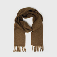 Merino Lambswool Scarf [Chocolate] Hats, Scarves & Gloves [Accessories] Abraham Moon    Deadstock General Store, Manchester