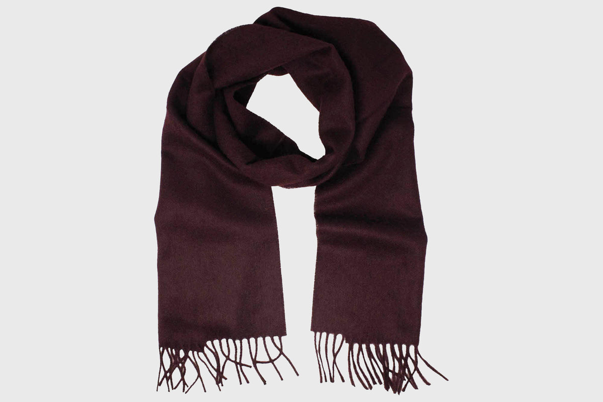 Merino Lambswool Scarf [Claret]