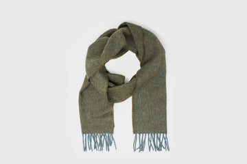 Merino Lambswool Scarf [Khaki] Hats, Scarves & Gloves [Accessories] Abraham Moon    Deadstock General Store, Manchester