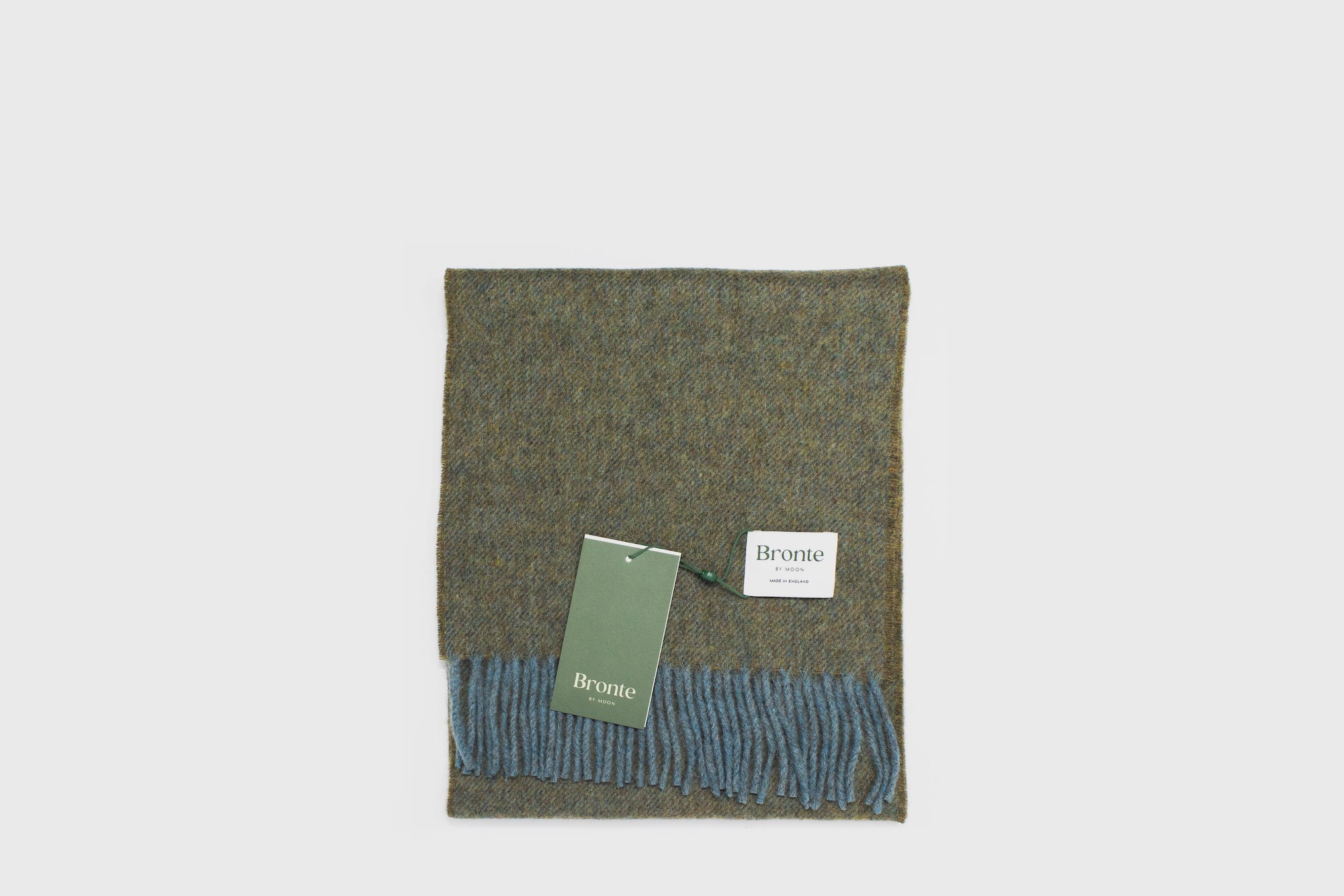 Merino Lambswool Scarf [Khaki] Hats, Scarves & Gloves [Accessories] Abraham Moon    Deadstock General Store, Manchester