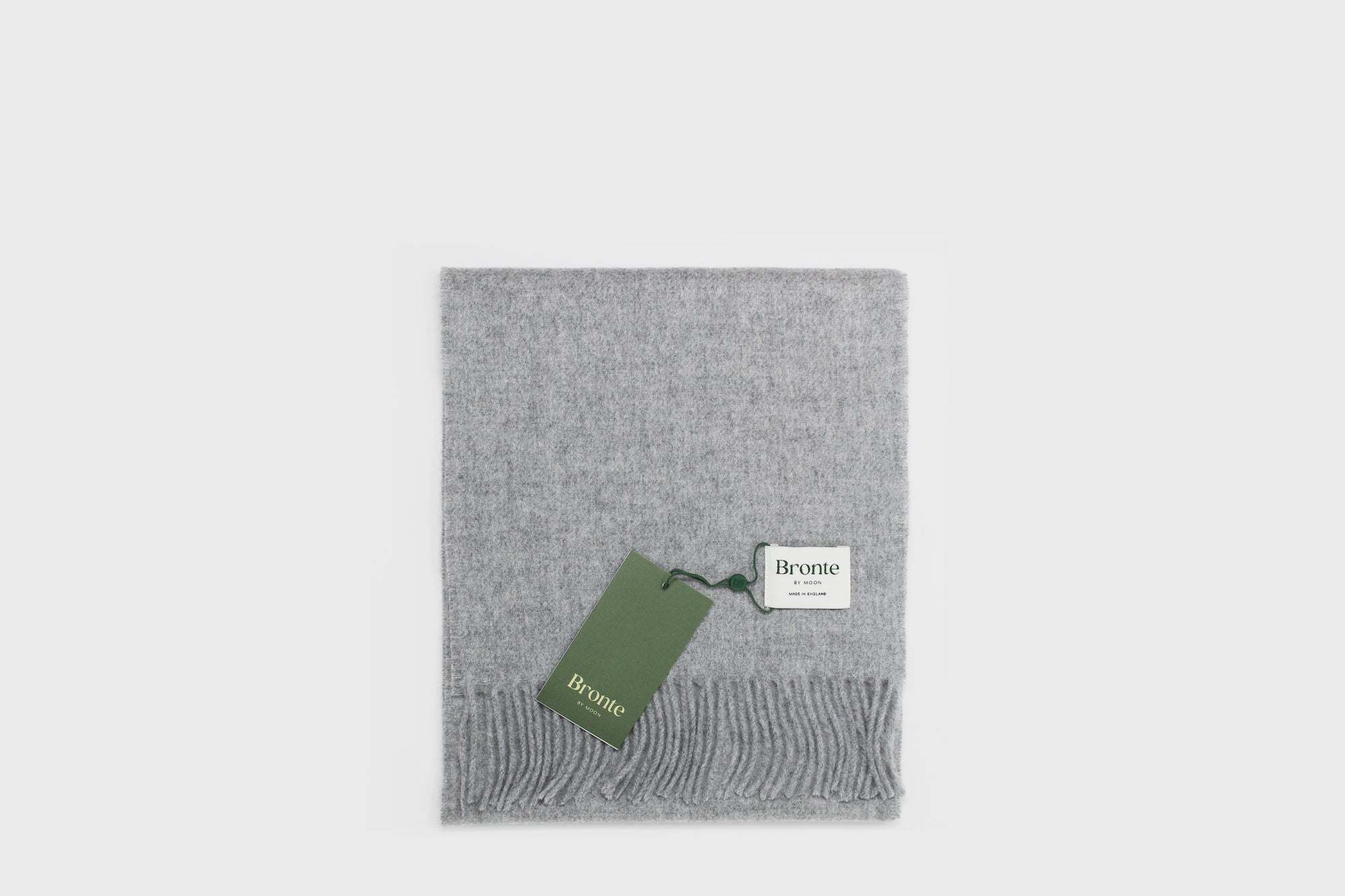 Merino Lambswool Scarf [Light Grey] Hats, Scarves &amp; Gloves [Accessories] Abraham Moon    Deadstock General Store, Manchester
