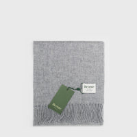 Merino Lambswool Scarf [Light Grey] Hats, Scarves & Gloves [Accessories] Abraham Moon    Deadstock General Store, Manchester
