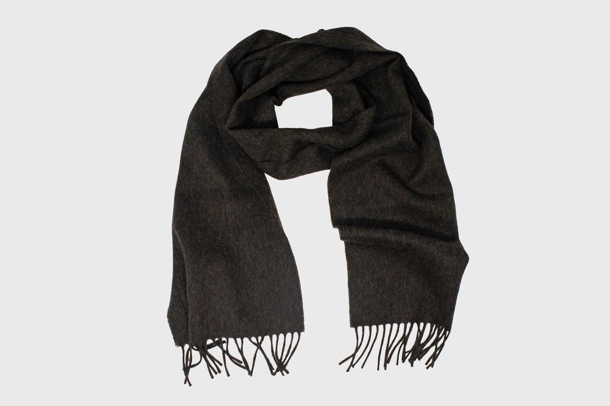 Abraham Moon - Merino Lambswool Scarf [Mocha] - BindleStore.