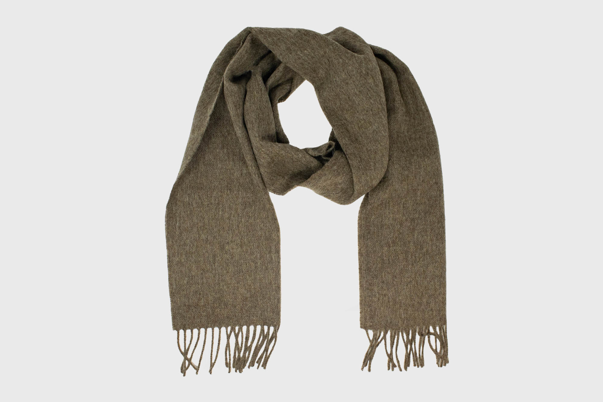 Abraham Moon - Merino Lambswool Scarf [Mole] - BindleStore.