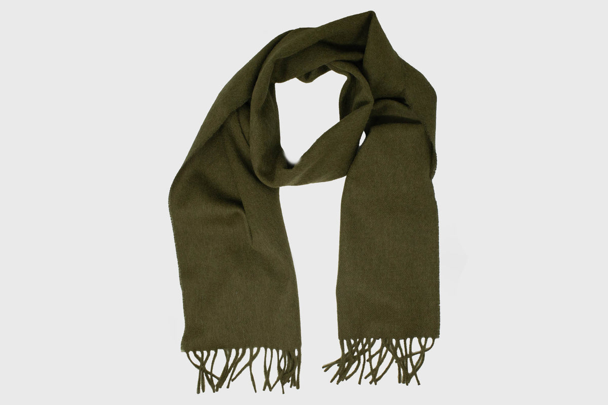 Merino Lambswool Scarf [Army Green]