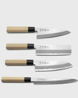 Tetsuhiro Stainless Steel Knives [Set of 4] Kitchenware [Kitchen & Dining] Niwaki    Deadstock General Store, Manchester