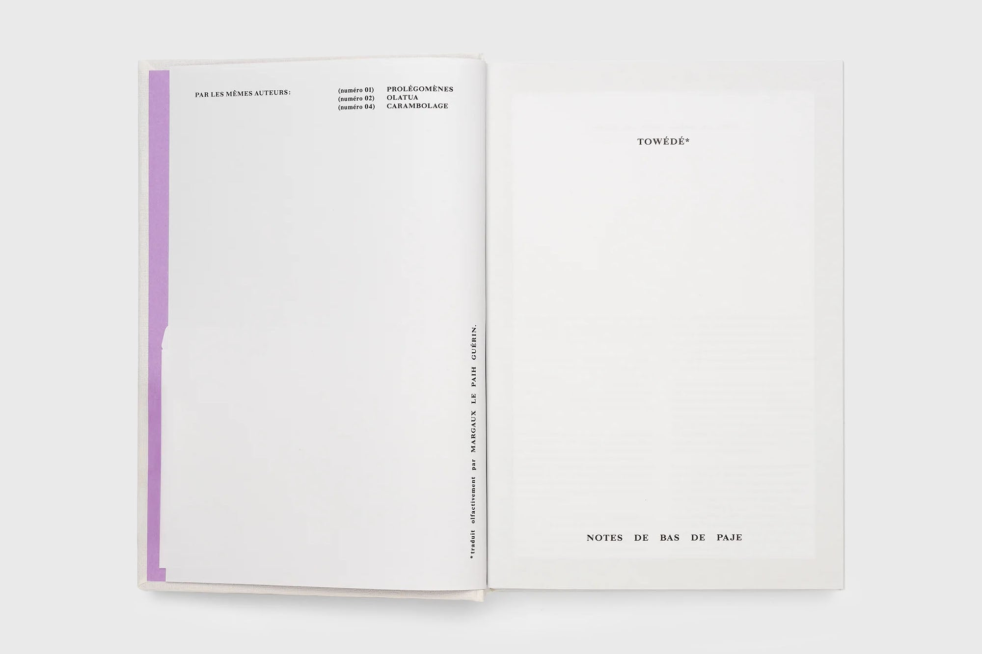 TOWÉDÉ³ Extrait de Parfum