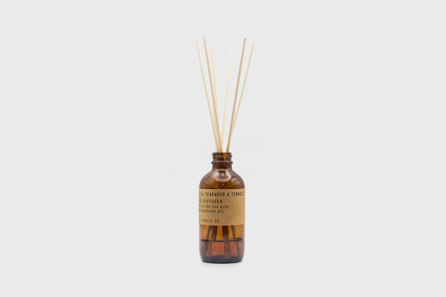 P.F. Candle Co. 'Teakwood & Tobacco' Reed Fragrance Diffuser – BindleStore. (Deadstock General Store, Manchester)