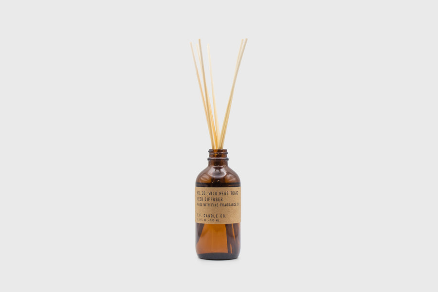 Reed Diffuser [Wild Herb Tonic] Candles & Home Fragrance [Homeware] P.F. Candle Co.    Deadstock General Store, Manchester