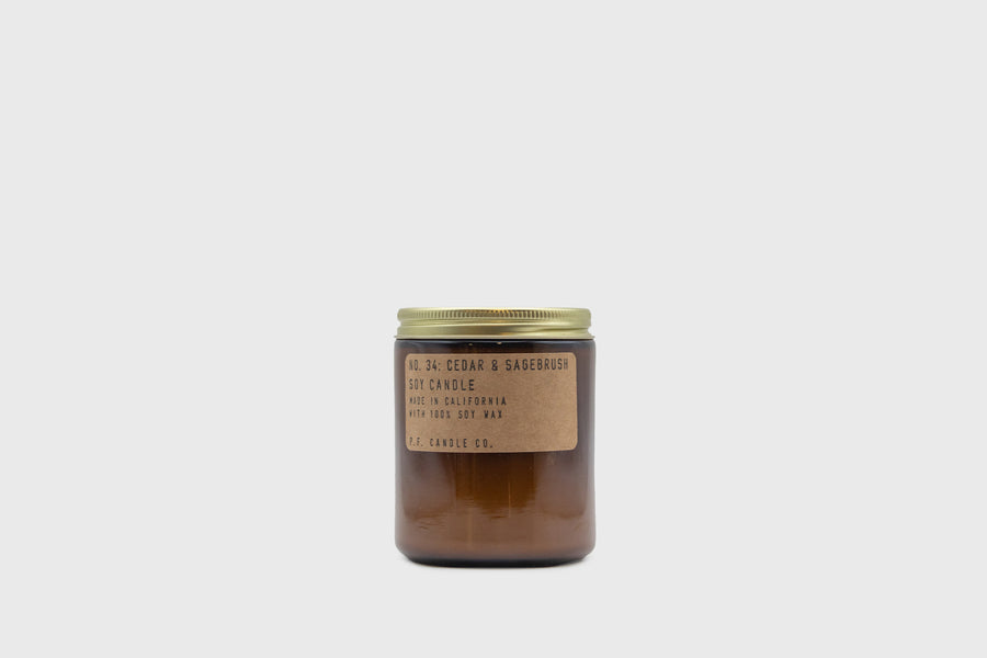 P.F. Candle Co. 'Cedar & Sagebrush' 7.2oz Soy Candle – BindleStore. (Deadstock General Store, Manchester)