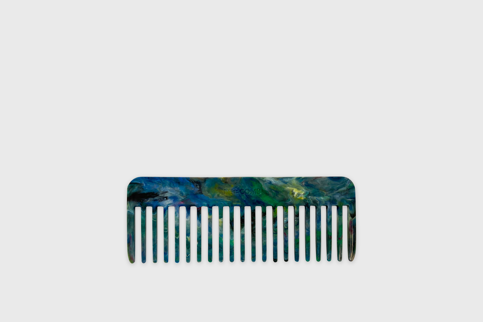 Recycled PP Comb [Marbled Cool] Bathroom Accessories [Beauty &amp; Grooming] RE=COMB    Deadstock General Store, Manchester