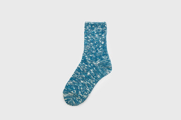 Re Loop Slub Mix [Teal] Socks & Slippers [Accessories] SOUKI    Deadstock General Store, Manchester
