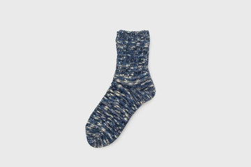 Re Loop Slub Mix [Navy] Socks & Slippers [Accessories] SOUKI    Deadstock General Store, Manchester