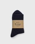 Re Loop Slub Mix [Black] Socks & Slippers [Accessories] SOUKI    Deadstock General Store, Manchester