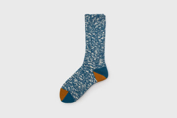 Woody Low Gauge Socks [Blue] Socks & Slippers [Accessories] SOUKI    Deadstock General Store, Manchester